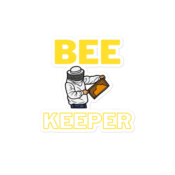 Bee Keeper Badge – Buzzing with Pride Sticker